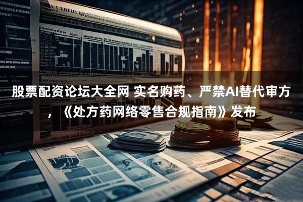 股票配资论坛大全网 实名购药、严禁AI替代审方，《处方药网络零售合规指南》发布